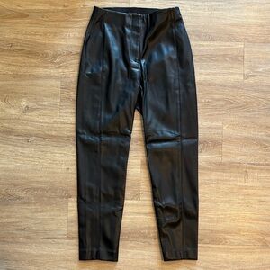 Ann Taylor Faux Leather Curvy Audrey Pants
